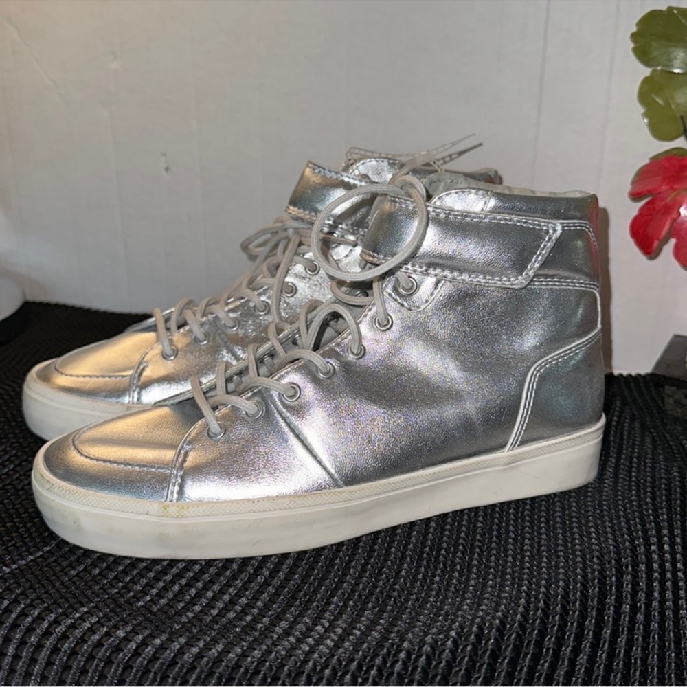 🆕Creative Recreation High Top Silver Sneakers